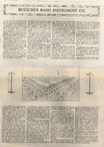 1910 Buescher Band Instruments Flyer