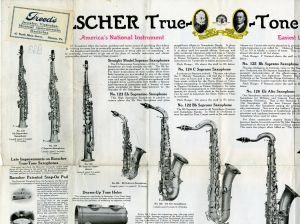 1924 Buescher True Tone Saxophones Flyer