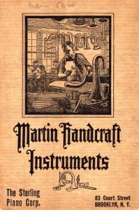 Martin Band Instruments Catalog No. 72  (1922 edition)