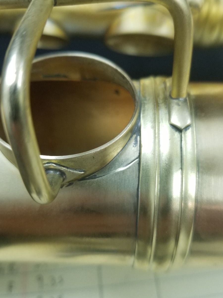 Relocated Low B Tonehole Exterior